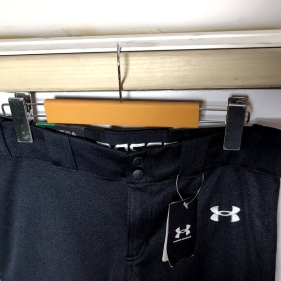 UNDER ARMOR | Boy's Black UA Utility Baseball Knicker - Picture 4 of 6